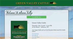 Desktop Screenshot of greenvalleycattle.com